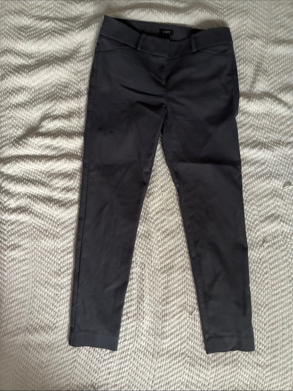 LOFT Dark Gray Slim skinny fit Slacks